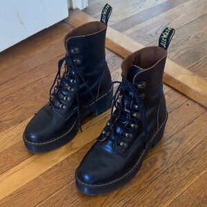 Dr. Martens Black Leather Boots